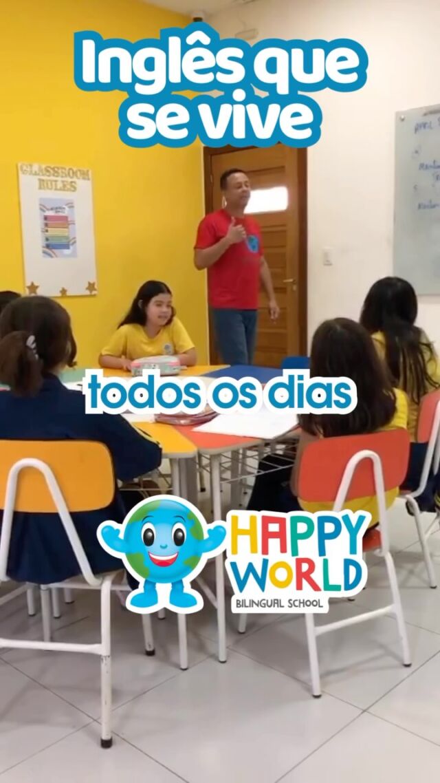 Na Happy World, o inglês vai muito além de uma matéria: ele é vivido todos os dias, em todas as idades!

Com o método CLIL (Content and Language Integrated Learning), nossos alunos aprendem inglês enquanto aprendem em inglês — com conteúdos significativos, interações reais e muita participação ativa.

Desde os pequenos nas rodas cantadas até os maiores respondendo com autonomia, cada momento é uma oportunidade de vivência bilíngue!

#HappyWorld 
#EducaçãoBilíngue
#CLIL 
#AprenderEmInglês 
#EducaçãoAtiva 
#InglêsComPropósito 
#BilíngueDeVerdade
#SomosHappy