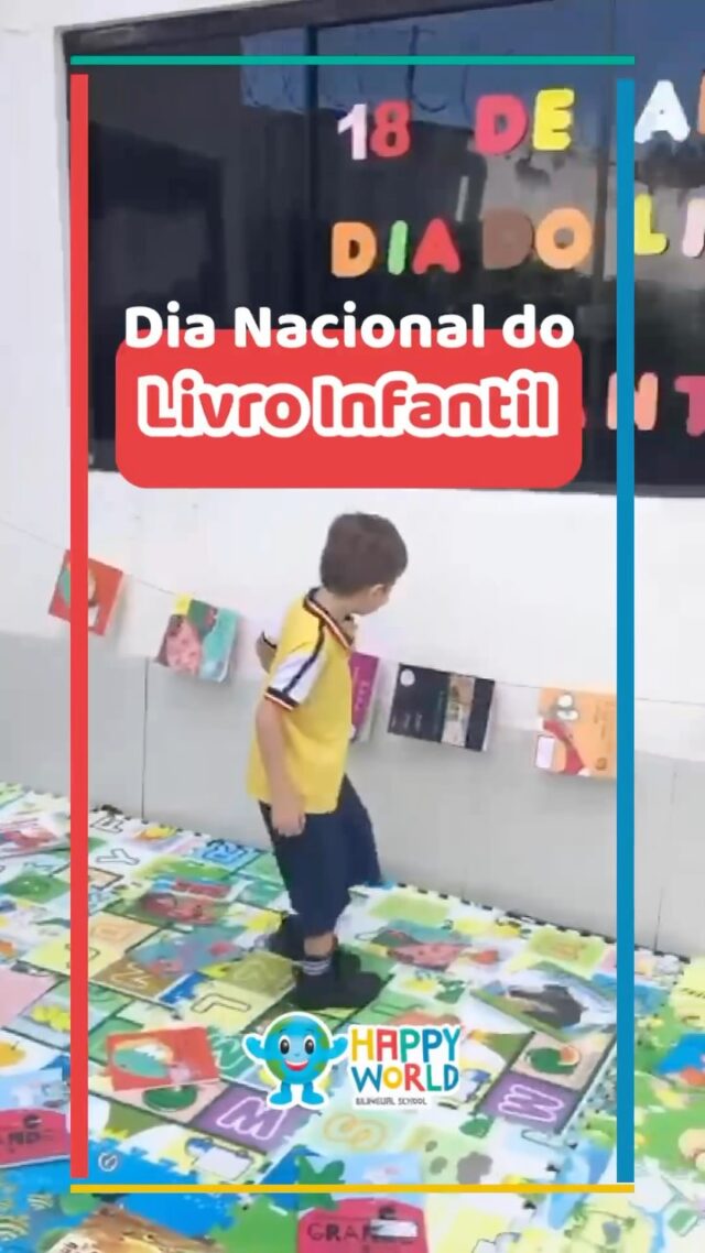 Hoje celebramos o Dia do Livro Infantil com a voz de uma das maiores autoridades no assunto: Ruth Rocha, uma das principais autoras de livros infantis do nosso país.

O livro infantil é a chave que abre as portas da imaginação e do conhecimento. É assim que nasce o amor pela leitura, e com ele, o prazer de aprender. Que nunca falte livro, incentivo e bons exemplos para nossas crianças!

#DiaDoLivroInfantil 
#RuthRocha 
#LeituraNaInfância 
#HappyWorld
#EscolaBilingue
#EducaçãoQueTransforma